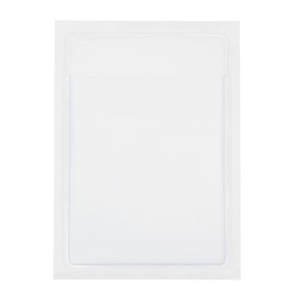 Muji NAB17A8S Pocket Seal, Translucent, Card Size, 1 Pocket x 2 Sheets Set