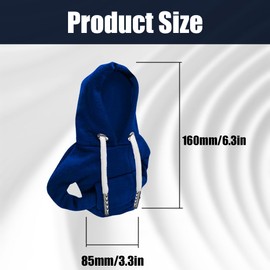 Wedcool Gear Shift Hoodie, Gear Shift Cover, Car Shift Knob Hoodie, Funny Gear Shift Knob Shirt Sweater, Automotive Interior Cute Gadgets, Universal Car Accessories and Decorations (Blue)