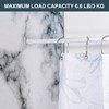 Adhesive Curtain Rod Holder, Goowin Tension Rod Holder, No Drilling