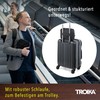 TROIKA Cable Bag with 2 Zip Compartments Black Connected -