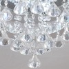 Deckrico 11.8" Crystal Ceiling Light Modern Lamp LED Chandelier Flush