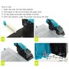 GLOGLOW Perforadora de 2 Orificios, Capacidad de 70 Hojas, para