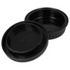 vhbw Lens Cap Set Compatible with Pentax K-30, K-5, K-50,