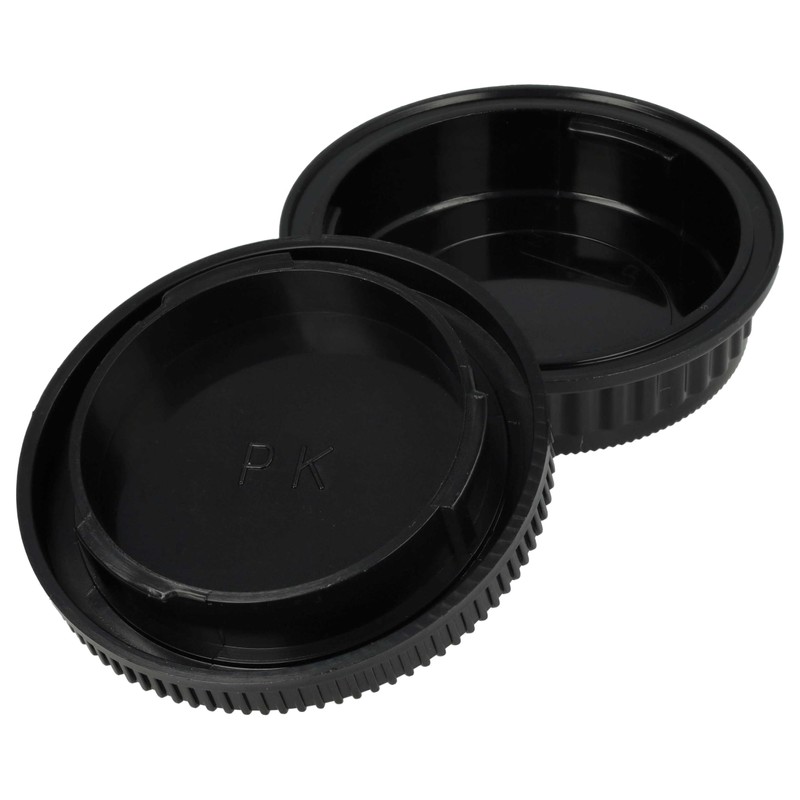 vhbw Lens Cap Set Compatible with Pentax K-30, K-5, K-50,