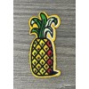 Unbranded JAMACIAN REGGAE PINEAPPLE FRUIT FOOD IRON ON EMBROIDERED PATCH