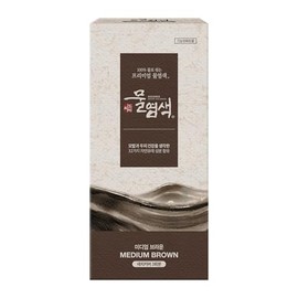 Water Coloring, Hair Dye Powder Mix with only Water, 32 Herbal Ingredients for Healthy and Shinny Hair (Medium Brown = Light Brown)