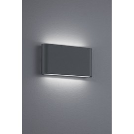 Trio Leuchten LED Außenleuchte Thames II 227660242, Aluminium anthrazit, 2 x 4.5 Watt, 1 Stück (1er Pack)