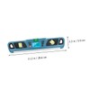 Outanaya Level Ruler Bubble Backlit Measuring Tool for Home Diy