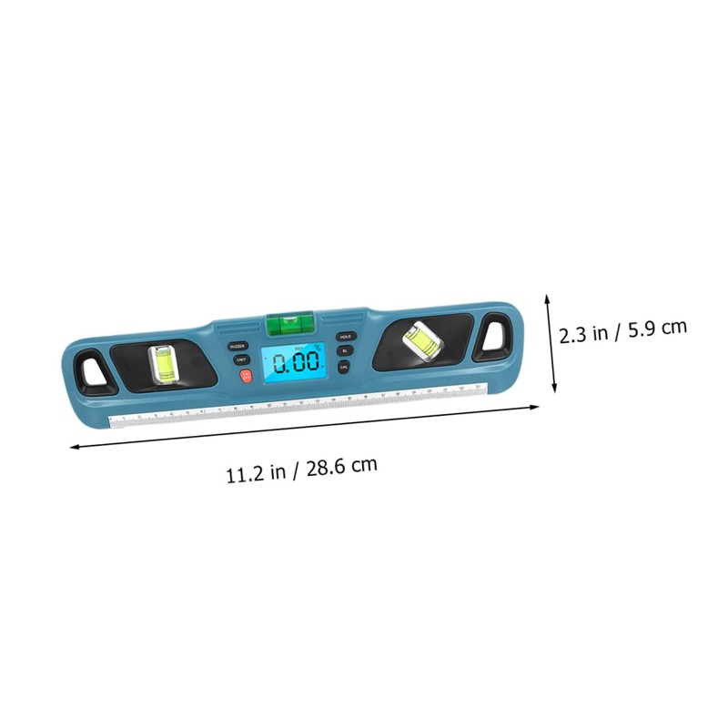 Outanaya Level Ruler Bubble Backlit Measuring Tool for Home Diy