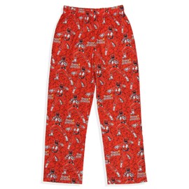 Power Rangers Boys' Family Sleep Tossed Print Pajama Pants (6/7, Red)