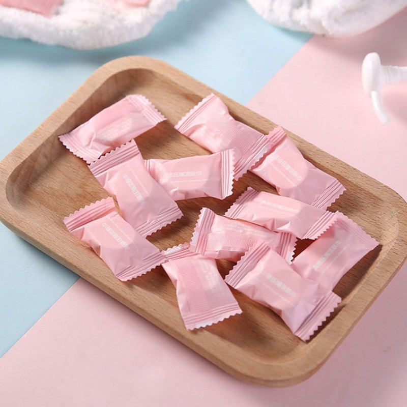 Gatuida 20Pcs Compressed Cotton Towels Portable Disposable Face Towels for