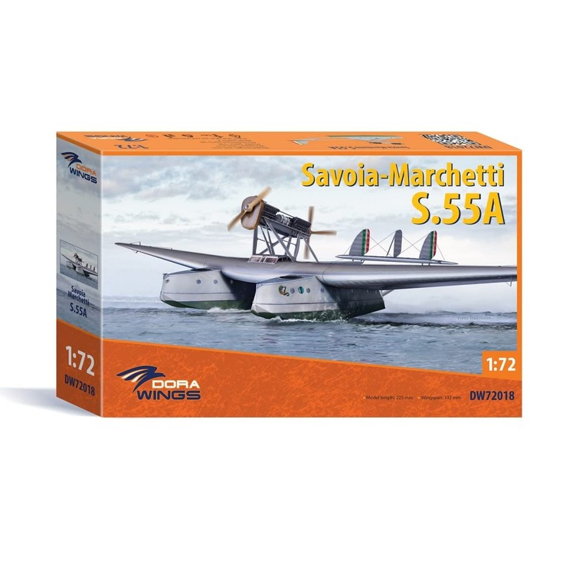 Dora Wings 72018-1/72 Savoia-Marchetti S.55A Scale Plastic Model kit
