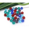 Pack of 200PCs Mixed Colours Crystal Quartz Faceted Round Beads