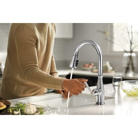 Peerless P7965LF Elmhurst Single-Handle Kitchen Faucet Pull-Down, Chrome