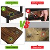 YINMIT Wooden Perfume Organizer, Tiered Cologne Organizer for Men, Black