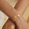 M MOOHAM Christian Gifts for Women - Initial M Cross