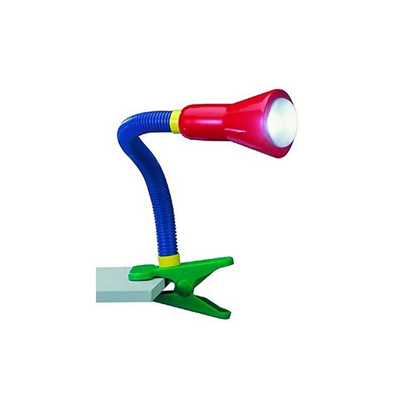 Trio Leuchten Klemmleuchte Flexo 5028010-17, Metall/Kunststoff multicolor, exkl. 1x E14,
