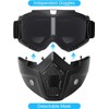 Airsoft Helmet and Mask, MICH Airsoft Helmet with Removable Full