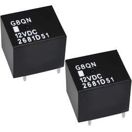 G8QN R303 F8VF-BA (Set of 2), 12VDC 5Pin Automotive Relay for Fuel Pump Gauge, Compatible with Expedition Explorer Truck