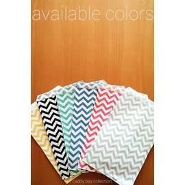 200 pcs Chevron Paper Gift Bags Shopping Sales Tote Bags 6" x 9" Shimmering Silver with Caddy Bay Collection Microfiber Cleaning Cloth