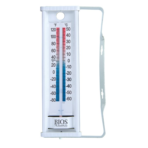 BIOS Weather Indoor/Outdoor Window Thermometer