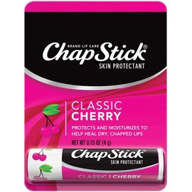 Chapstick Balsamo Labial, Sabor Cereza, Uso Diario, Repara y Preveni Babios Resecos y Partidos, 4 g