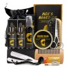 NIBEAUSL Kit Barba Cuidado Para Hombres, Set Herramientas De Aseo