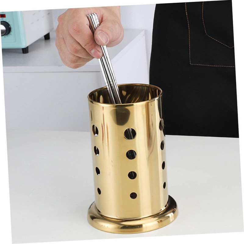 GRIRIW Fork Chopsticks Organizer Stainless Steel Cutlery Drawer Organiser Small