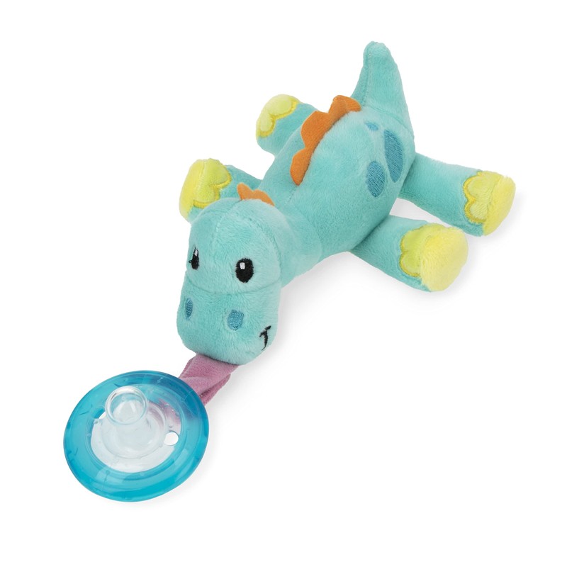 Nuby Calming Natural Flex Snuggleez Pacifier with Plush Combo Set