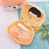 DoyiFun 2 Pcs Cute Dog Contact Lens Case Travel Kit