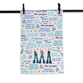 MNIGIU Musical Lover Gift Musical Quotes Dish Kitchen Towel for Theater Fan Housewarming Gift (Mamma Towel)