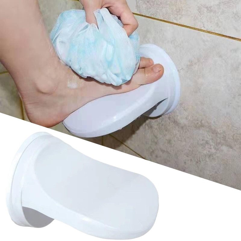 Foot Rest for Shower,Suction Cup PVC Footstool for Wall |