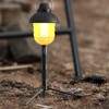 TOMSHOO Aluminum Lantern Stand Camping Lamp Pole Foldable Light Support