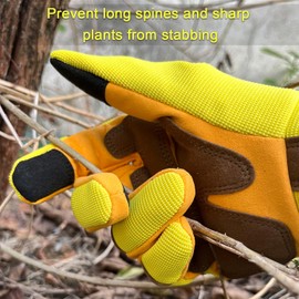 ZLUXURQ Microfibre Gardening Gloves for Men and Women, Polyester Work Gloves for Heavy Yard Work