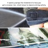 MUQIDA 2PCS Car Front Windshield Washer Nozzle, Adjustable Fan-Shaped Automotive