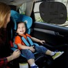 2 Pack Car Side Window Sunshades Universal Harmful UV Rays