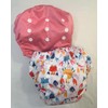 Reusable Swimming Nappy 2 pcs with Waterproof Carry Bag (Pink)