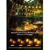 Brightown Outdoor String Lights Patio Lights, 100FT ST38 Shatterproof Dimmable