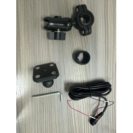 YZW MT600 / MT700 Motorcycle Holder Kit, Anti-Theft Design Quick-Release Magnetic Mount, Power Cable, Can be Installed on Another Motorcycle and Share a Screen