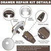 5 Sets Rite-Trak II Replacement Drawer Guide Kit, Enhanced Commercial
