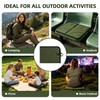 Portable Sitting Pad, 17.9'' x 14'' Oversized Camping Seat Cushion,