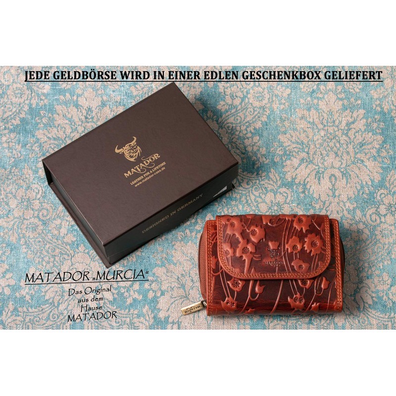 MATADOR Murcia Women's Leather Purse Medium Size with Elegant Gift