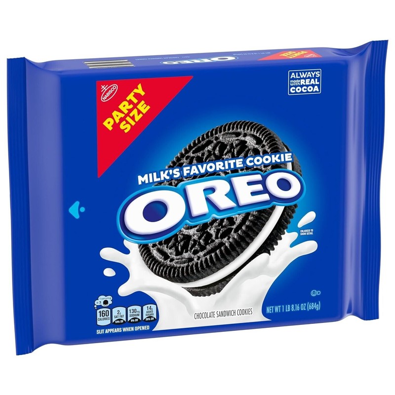 OREO Chocolate Sandwich Cookies, Party Size, 24.16 oz