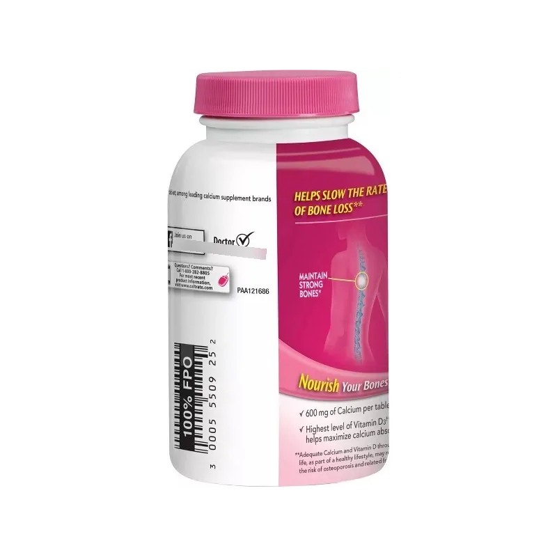 Caltrate Bone Health 600 + D3 Salud De Los Huesos
