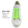 VSUDO VSUDO 100 cm Flat Neon Green Shoe Laces for