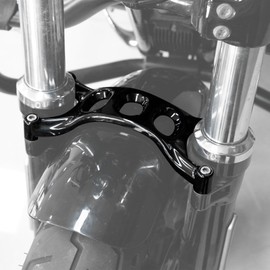 XMT-MOTO Front Fender Fork Brace Mount Fit For Harley Forty Eight XL1200X 2016-2022,Black