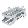 Refrigerator Egg Tray | Large Capacity Egg Rack Auto Rolling