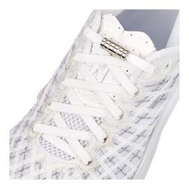 anan520 Tieless Shoelaces for Adults and Kids - Elastic No Tie Shoe Laces White