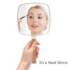 YEAKE Hand Held Mirror with Handle for Makeup,Small Cute Wood