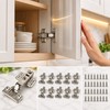 10-Pack Stainless Steel Soft-Close Cabinet Hinges – Concealed Hydraulic Damper